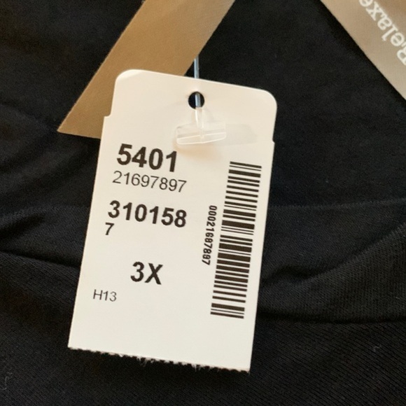 Pennington’s Black Long Sleeve Top NWT - Picture 6 of 6